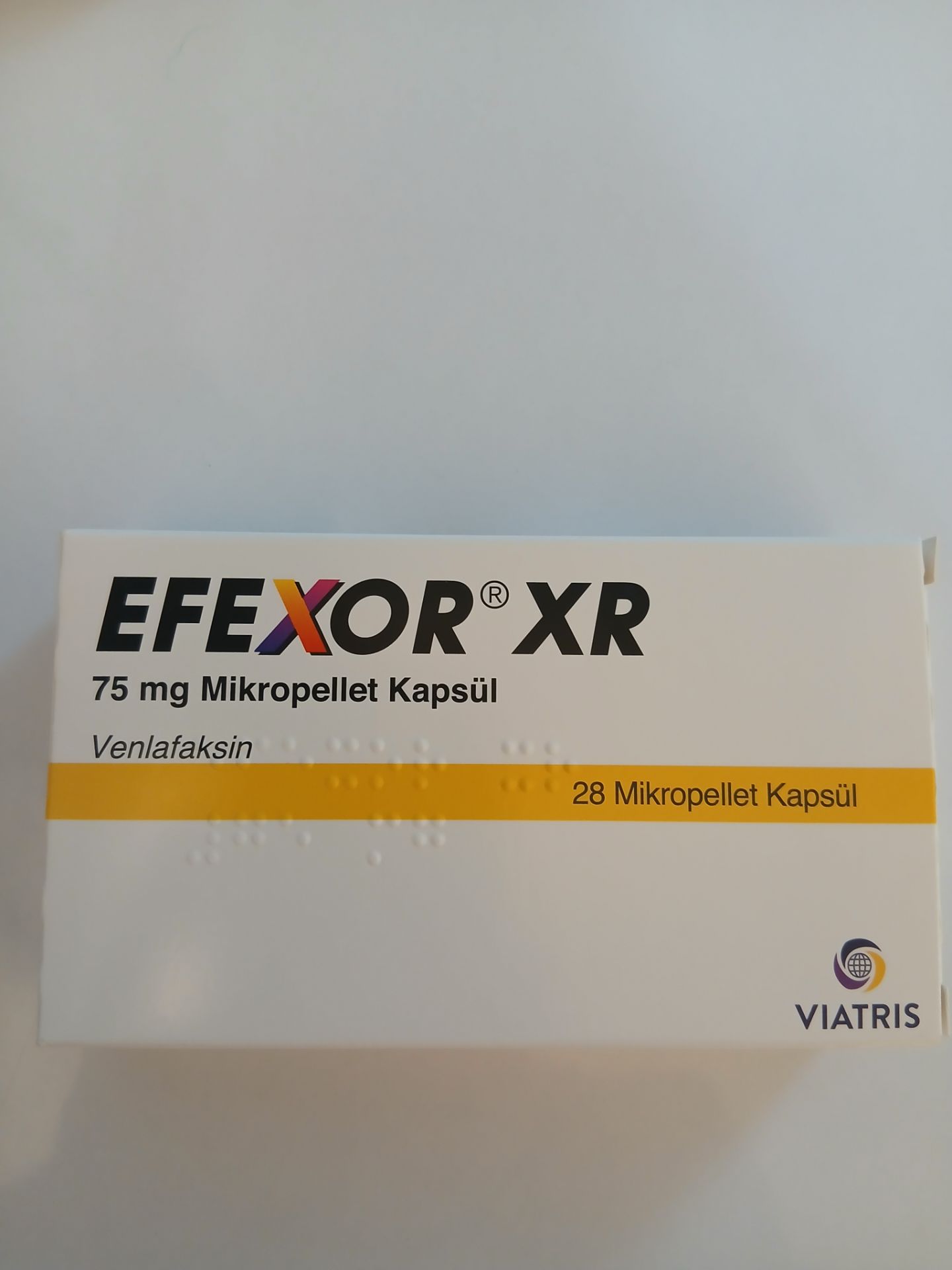 ونلافاکسین (افکسور) 75mg